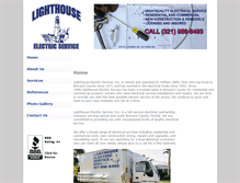 Tablet Screenshot of lighthouseelectricserviceinc.com